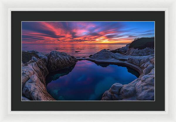 Sunset Reflections - Framed Print