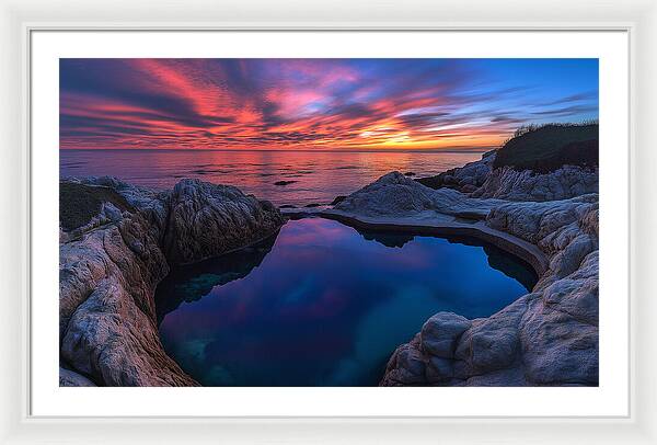 Sunset Reflections - Framed Print