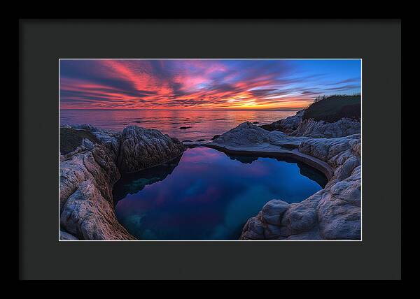 Sunset Reflections - Framed Print