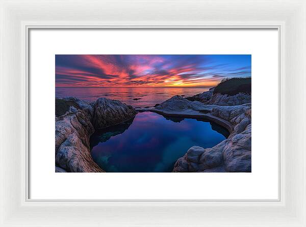 Sunset Reflections - Framed Print