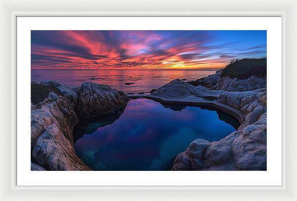 Sunset Reflections - Framed Print