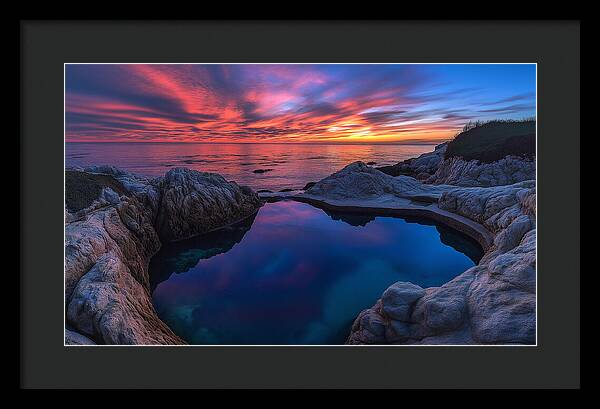 Sunset Reflections - Framed Print