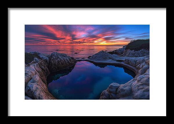 Sunset Reflections - Framed Print