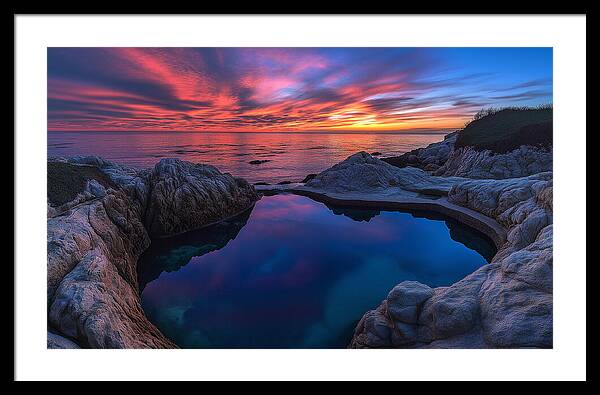 Sunset Reflections - Framed Print