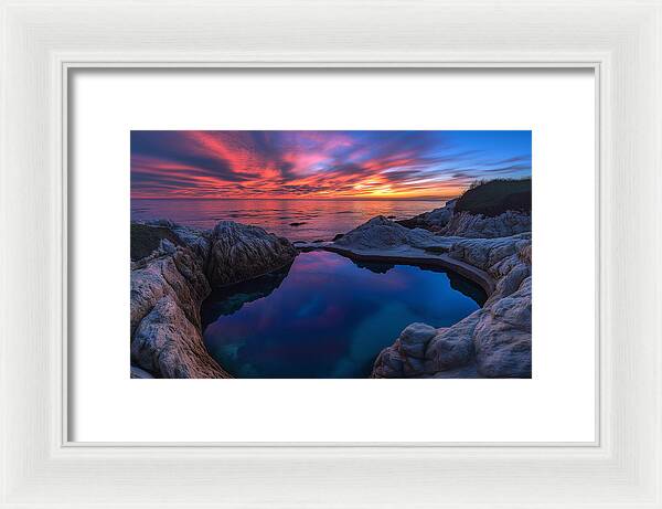 Sunset Reflections - Framed Print