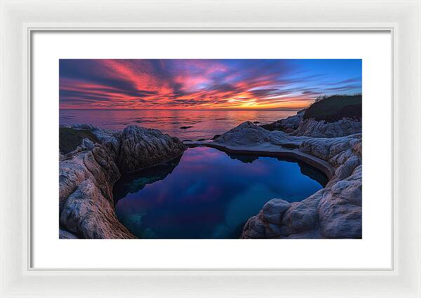 Sunset Reflections - Framed Print