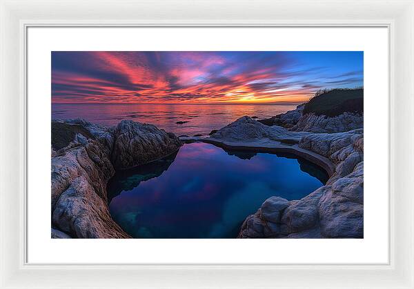 Sunset Reflections - Framed Print