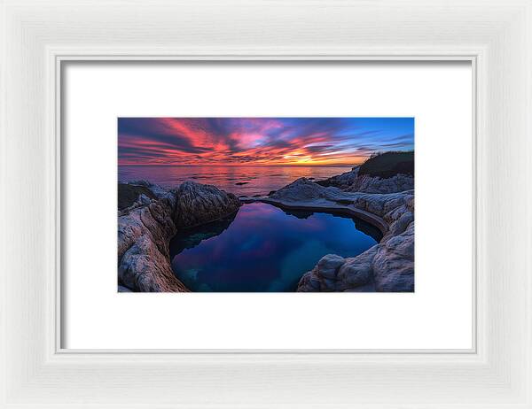 Sunset Reflections - Framed Print