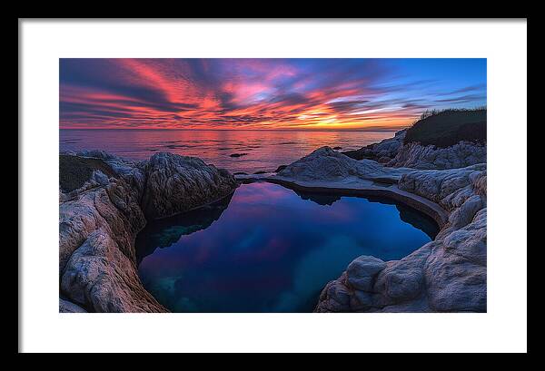 Sunset Reflections - Framed Print