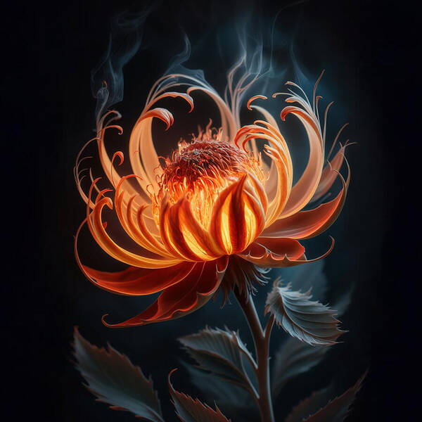 The Ember Lily - Art Print