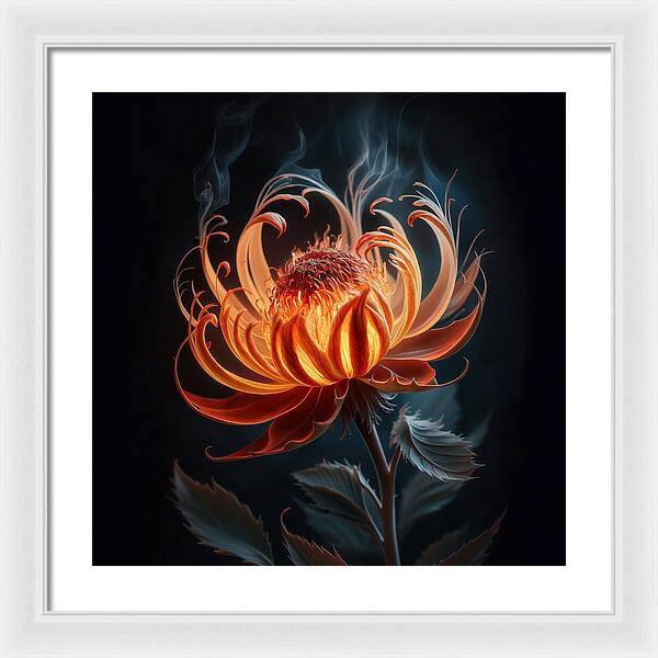 The Ember Lily - Framed Print