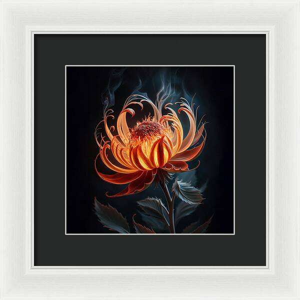 The Ember Lily - Framed Print