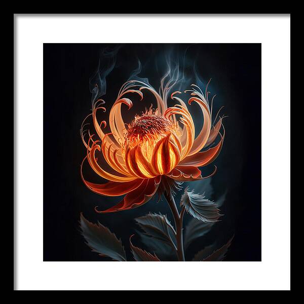 The Ember Lily - Framed Print