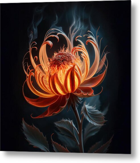 The Ember Lily - Metal Print