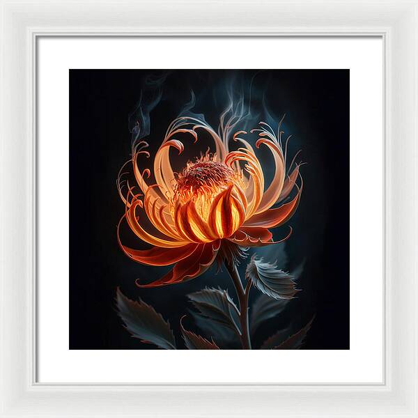 The Ember Lily - Framed Print