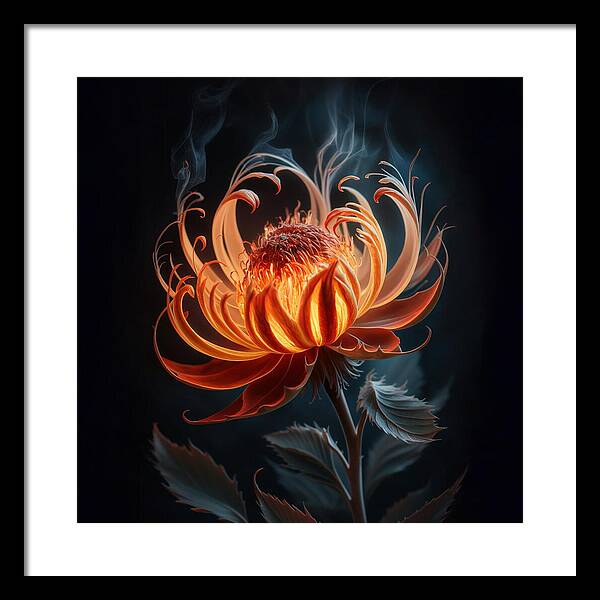 The Ember Lily - Framed Print