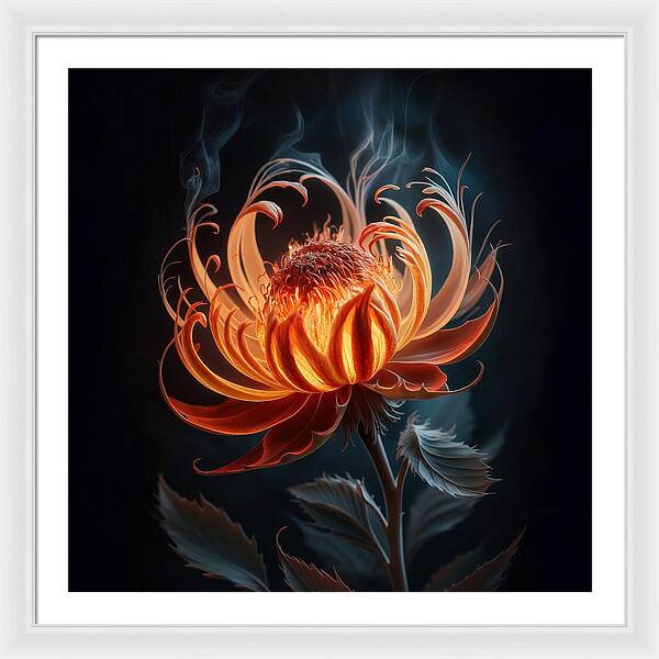 The Ember Lily - Framed Print