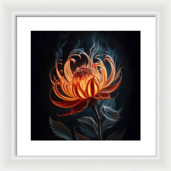 The Ember Lily - Framed Print