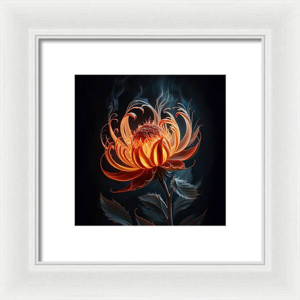 The Ember Lily - Framed Print