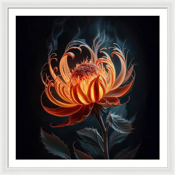 The Ember Lily - Framed Print