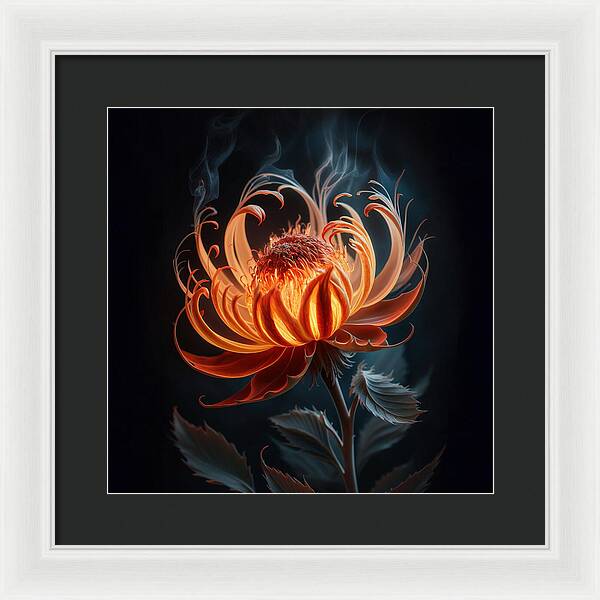 The Ember Lily - Framed Print