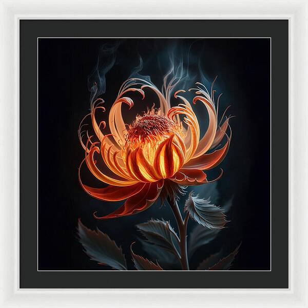 The Ember Lily - Framed Print