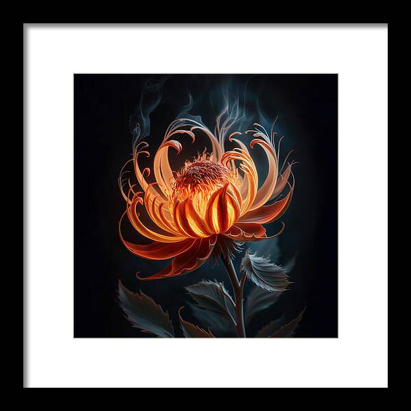 The Ember Lily - Framed Print