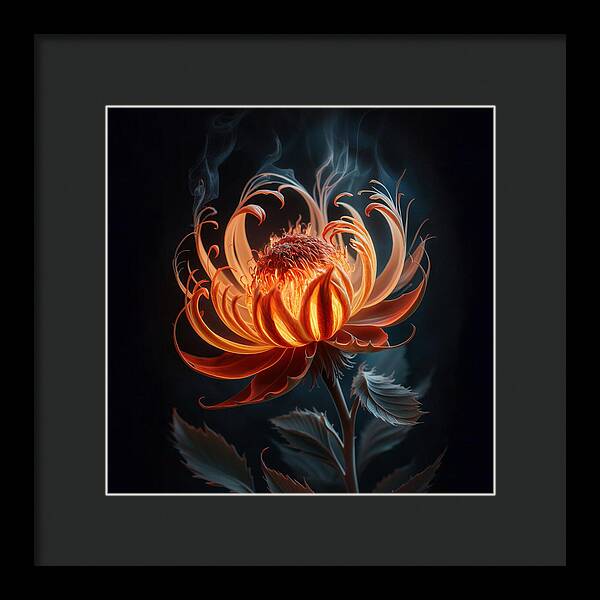 The Ember Lily - Framed Print