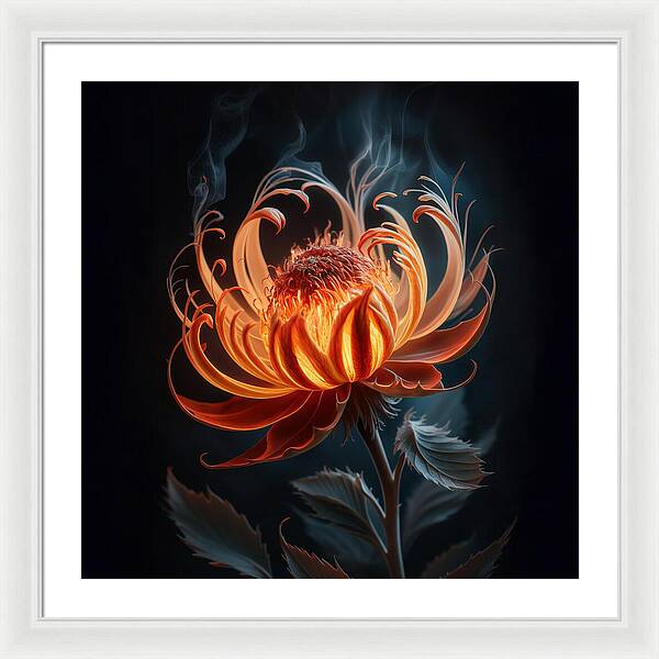 The Ember Lily - Framed Print