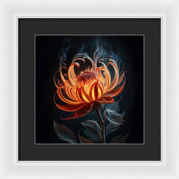 The Ember Lily - Framed Print