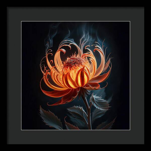 The Ember Lily - Framed Print