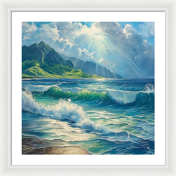 Tide's Dance - Framed Print