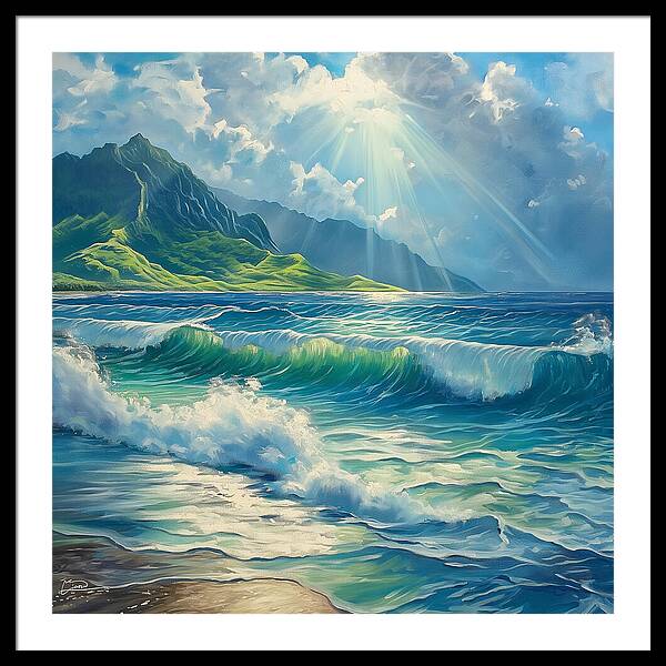 Tide's Dance - Framed Print