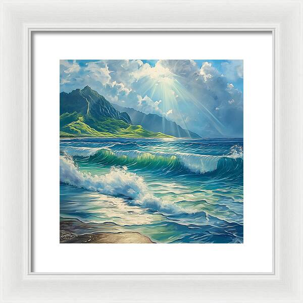 Tide's Dance - Framed Print