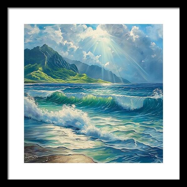 Tide's Dance - Framed Print