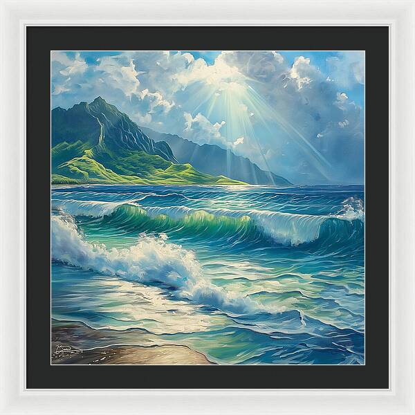 Tide's Dance - Framed Print