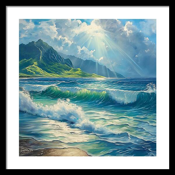 Tide's Dance - Framed Print