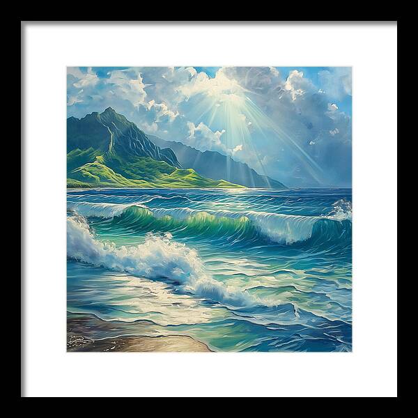 Tide's Dance - Framed Print