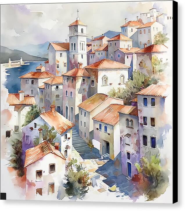 Timeless Village - Canvas Print