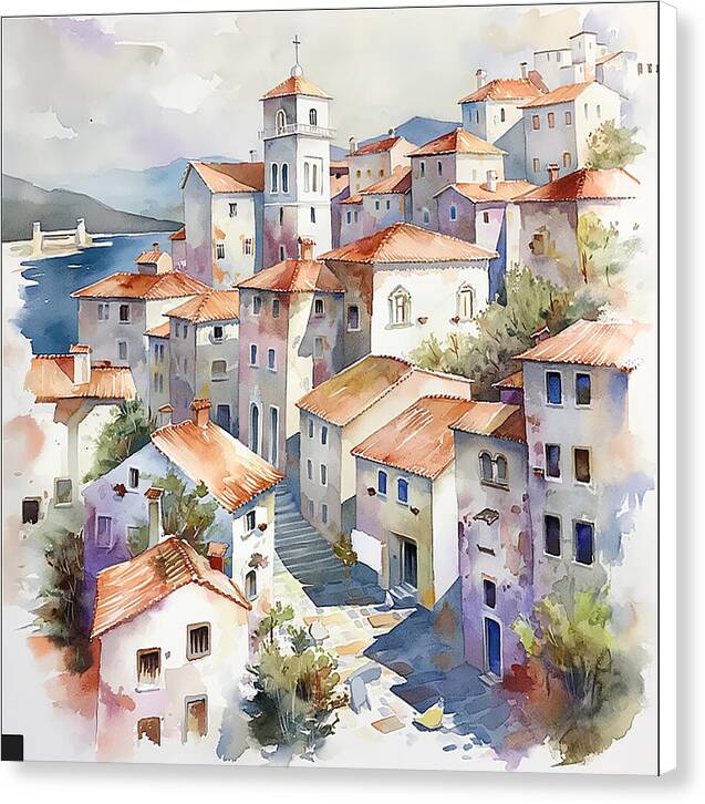 Timeless Village - Canvas Print