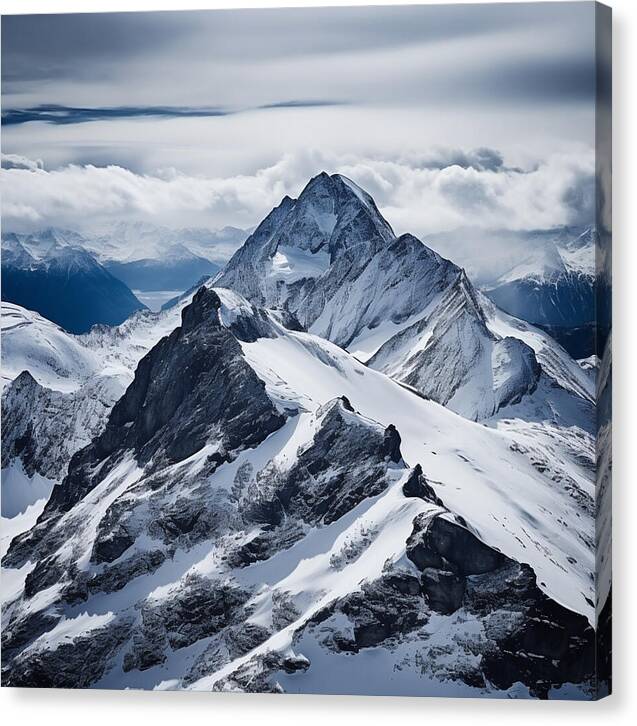 Tranquil Peaks - Canvas Print