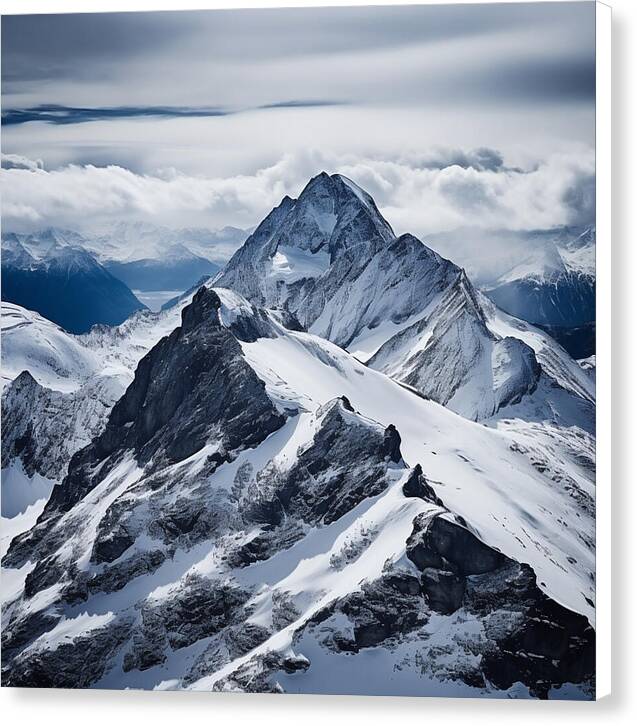 Tranquil Peaks - Canvas Print