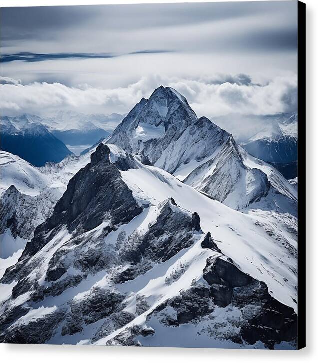 Tranquil Peaks - Canvas Print