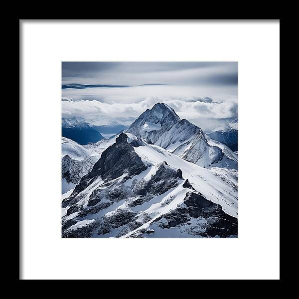 Tranquil Peaks - Framed Print