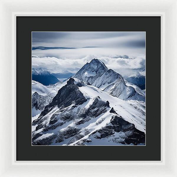 Tranquil Peaks - Framed Print