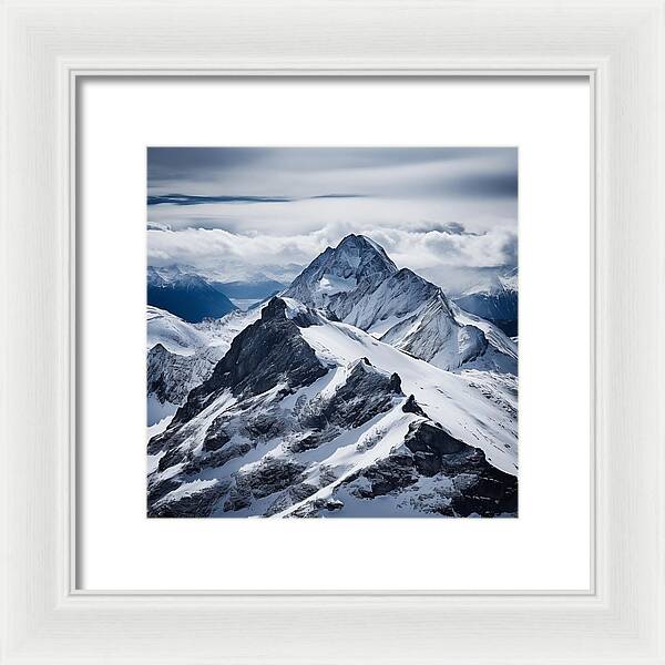 Tranquil Peaks - Framed Print