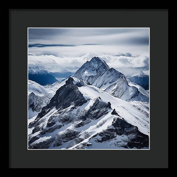 Tranquil Peaks - Framed Print