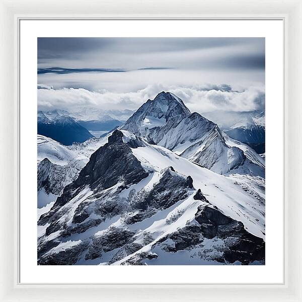 Tranquil Peaks - Framed Print