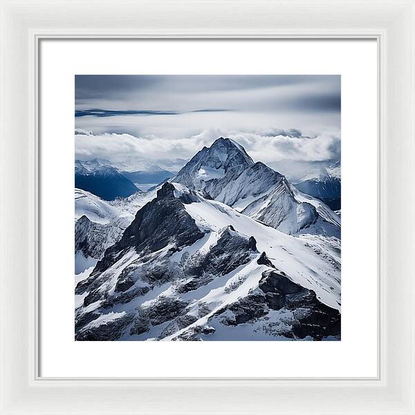 Tranquil Peaks - Framed Print