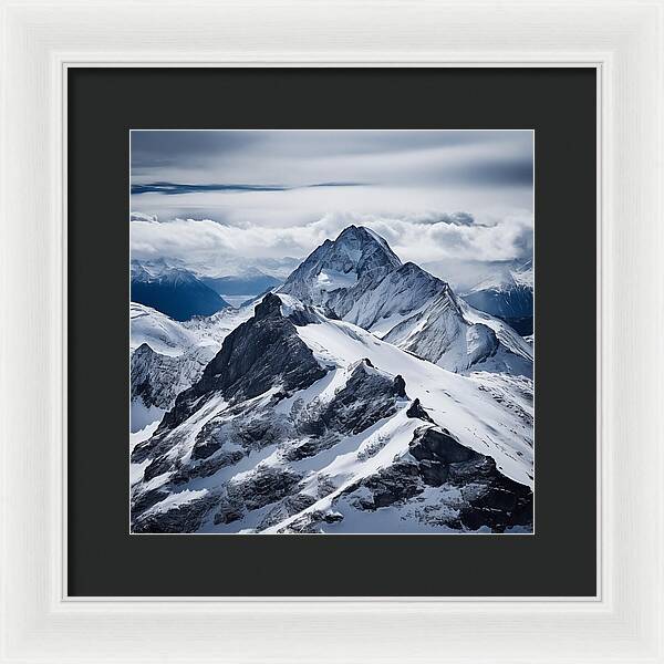 Tranquil Peaks - Framed Print